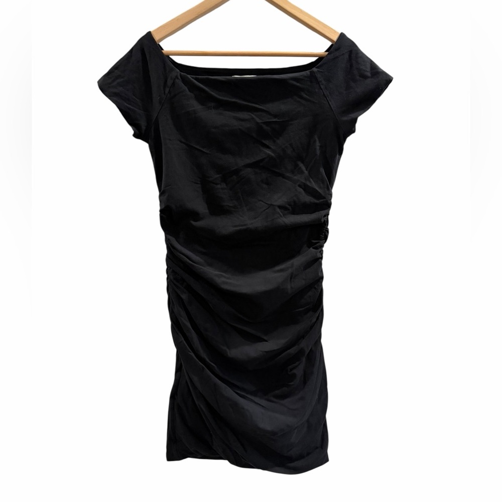 Boden Ruched Off Shoulder Dress
